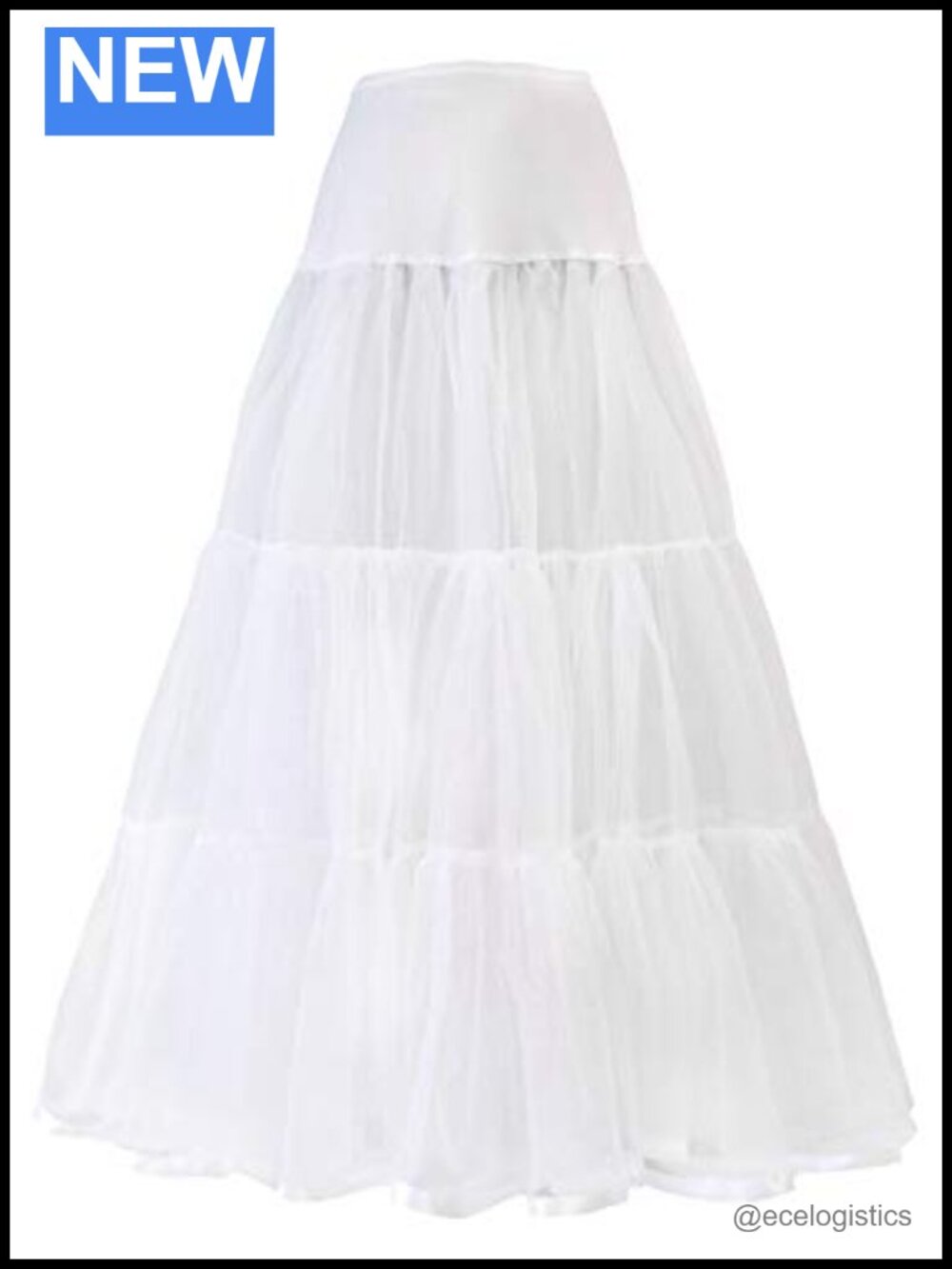 Hoopless Petticoat Underskirt Ankle Length Wedding Crinoline Slip Taffeta